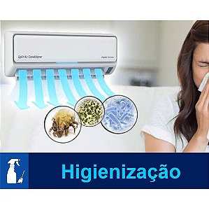 Higienização e Limpeza de Ar condicionado - 9.000 à 12.000 Btus