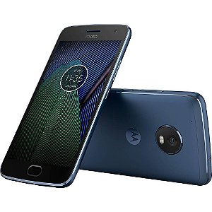 Smartphone Motorola Moto G5 Plus Dual Chip Android Nougat 7.0 Tela 5,2" Octa-Core 2GHz 32GB 4G Câmera 12MP - Azul Safira