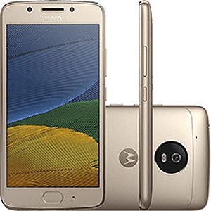 Smartphone Moto G5 Dual Chip Android 7.0 Tela 5" 32GB 4G Câmera 13MP - Ouro
