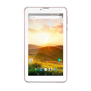 Tablet M7 - 4G Plus Quad Core 1 Gb De Ram Câmera Tela 7 - Rosa