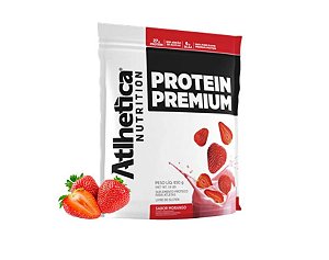 Protein Premium Pro Series 850g - Sabor Morango - Atlhetica 