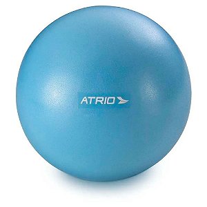 Mini Bola Fitness para Exercícios Material PVC Antiderrapante - AZUL