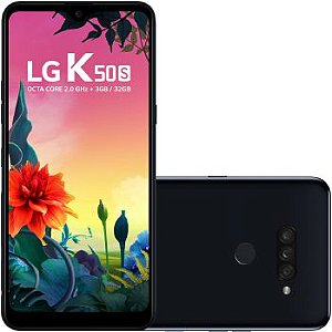 Smartphone LG K50S 32GB Tela de 6,5” 3GB de RAM Octa Core Câmera Tripla de 13MP + 5MP + 2MP - Preto