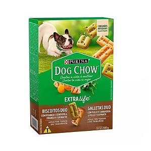 Biscoito Dog Chow para Cães Duo Raças Pequenas