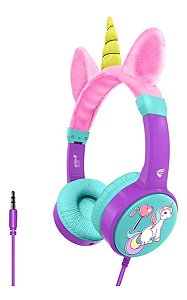 Headphone Driftin Infantil Fantasy For Kids Rosa/lilás