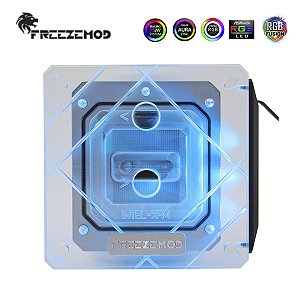 CPU Block Freezemod Intel-XPM RGB 5v para water cooler