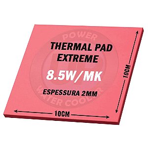 Themal Pad Extreme 2mm 8.5w/mk 10x10cm