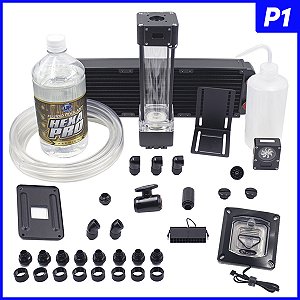 Kit Water Cooler Custom Completo Max Premium INTEL 360mm RGB Mangueiras Flexíveis