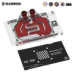 GPU Block Galax e Gainward RTX 4090 Barrow RGB