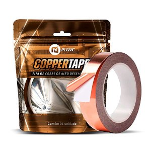 Fita Adesiva de Cobre 50mm Coppertape Condutiva de Alto Desempenho