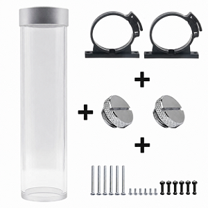 Reservatório para Water Cooler 216mm Freezemod OD60mm c/ Kit Montagem