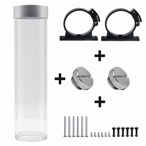 Reservatório para Water Cooler 266mm Freezemod OD60mm c/ Kit Montagem