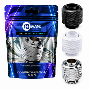 Fitting G1/4 para Mangueira 3/8 - Compression para Water Cooler