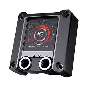 CPU Block Granzon Intel GAISC c/ Display Digital para Water Cooler