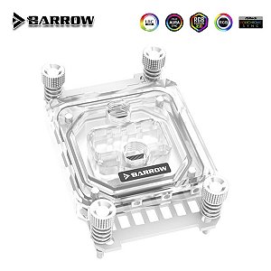 CPU Block AMD Barrow RGB AM4 - AM5 para Water Cooler Custom