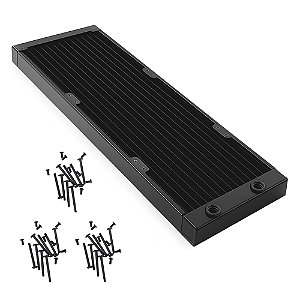 Radiador 420mm x 27mm Alumínio G1/4 para Water Cooler Custom