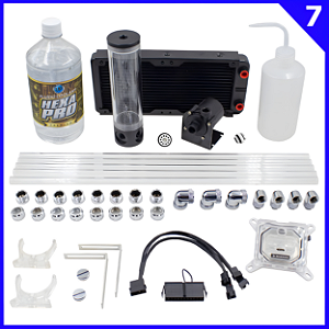 KIT WATER COOLER CUSTOM COMPLETO TIER 7 Intel 240mm RGB