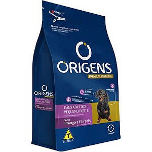 Ração Seca Origens Premium Especial Frango e Cereais Cães 10kg Adultos Raças