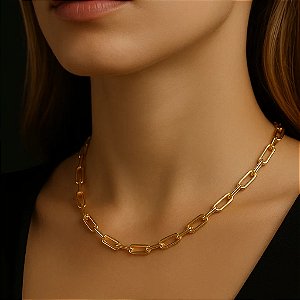 Choker Cartier Banhada a Ouro 18K