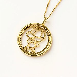 Colar Menininho Banhado em Ouro 18k