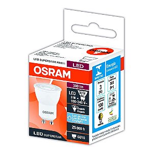 OSRAM LEDVANCE PAR11 3W 2700K 300lm BIV GU10 - Branco Quente