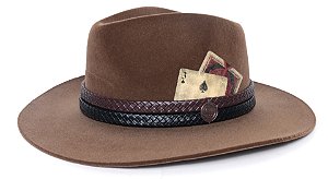 Chapéu Fedora Aba Média Veludo Caramelo Edição Limitada High Custom - Chapéu  & Estilo | Custom Hats