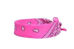 Bandana Estampada Rosa Pink