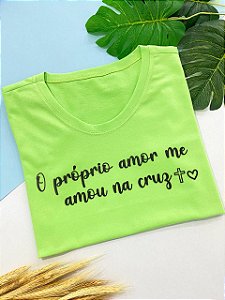 T-shirt O Próprio amor me amou na Cruz