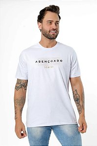 Camiseta Exclusiva Abençoado Sempre - Alto Relevo Branca