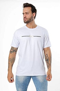 Camiseta Exclusiva Paz - Alto Relevo Branca