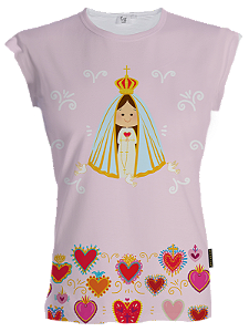Vestido Infantil Nossa Senhora de Fátima