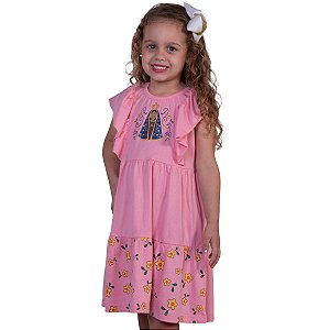 Vestido Infantil Nossa Senhora Aparecida