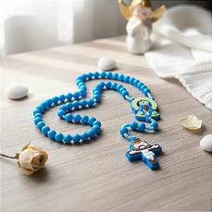 Terço Infantil Nossa Senhora Aparecida E Jesus Emborrachado