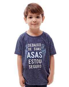 Camiseta Infantil Debaixo de Suas Asas