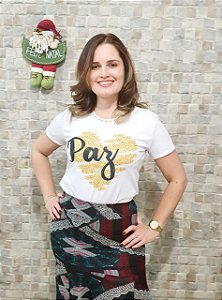 T-shirt Paz - Feminina Adulto