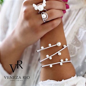 Bracelete Em Rodio Branco!!!