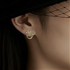 BRINCO FOLHEADO OURO 18K MINNEI