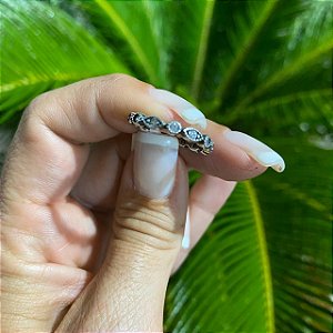 ANEL PRATA 925 COM ZIRCONIAS