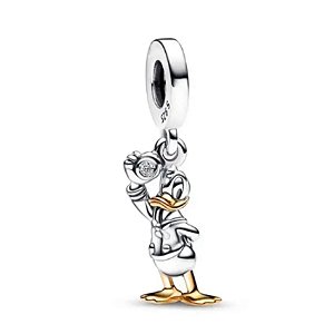 Berloque Prata 925 100 Anos de Pato Donald