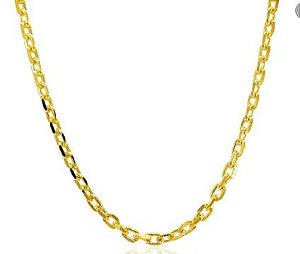 COLAR CHOKER FOLHEADA OURO 18K Elos