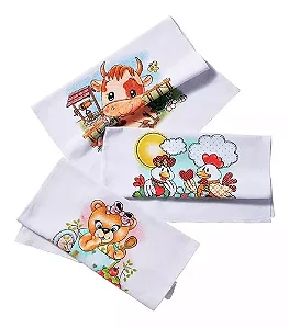 PANO DE PRATO ESTAMPADO COM BAINHA PANOS LIMPO