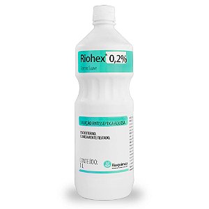 Clorexidina 0,2% Aquosa 1LT Riohex Dermo Suave - Rioquimica