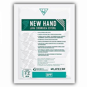 Luva 6,5 Cirurgica Esteril C/Po - New Hand
