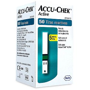 Tira de Glicemia Accu-Chek Active 50 Un - Roche
