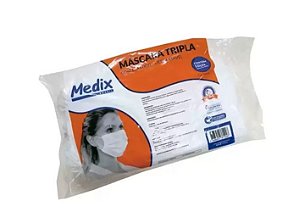 Mascara Cirurgica C/ Elast Cx C/50 un - Medix