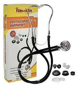 Estetoscopio Rappaport Cor Preto- Premium