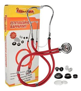Estetoscopio Rappaport Cor Vermelho - Premium