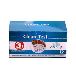 Indicador Biologico 3Hs (Clean Test) Cx C/50 Unid - Clean Up