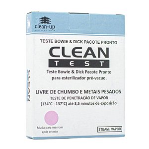 Bowie E Dick Clean Test Pacote Pronto 1 Un - Clean Up