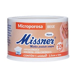 Micropore 2,5Cm X 10M Bege - Missner